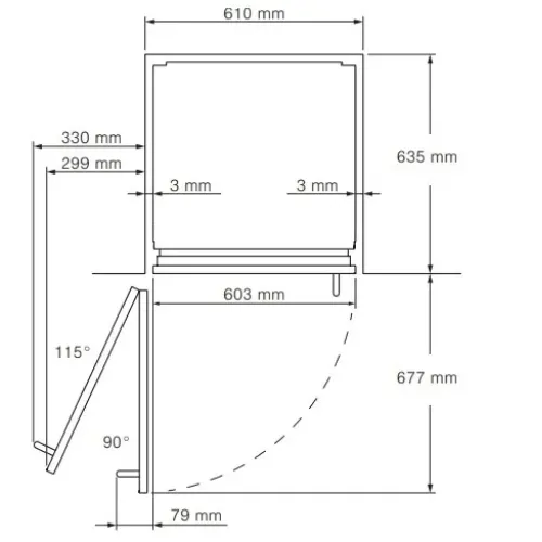 Морозильная камера GAGGENAU RF463307