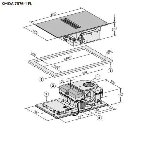 Варочная поверхность MIELE KMDA 7676-1 FL