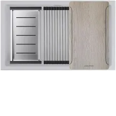 Кухонная мойка PAULMARK LUMI-MULTI SINK LU-MULTI 74-WH