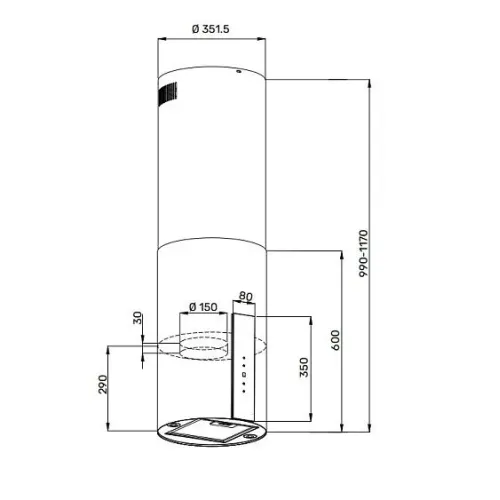 Вытяжка KUPPERSBERG MOTUBA 35 X