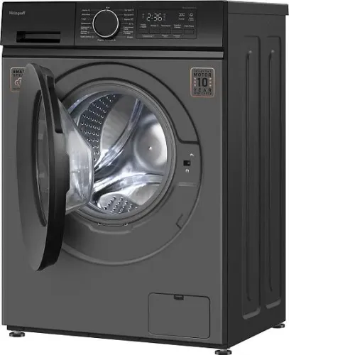 Стиральная машина WEISSGAUFF WM 48128 Inverter Steam Grey