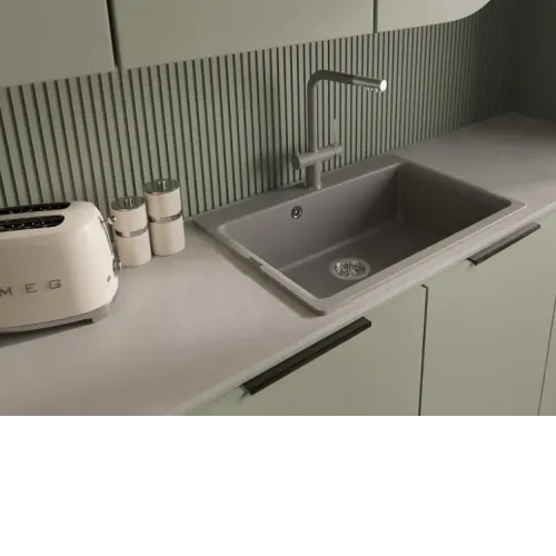 Смеситель RIVELATO Lugano grigio metallizzato cromo
