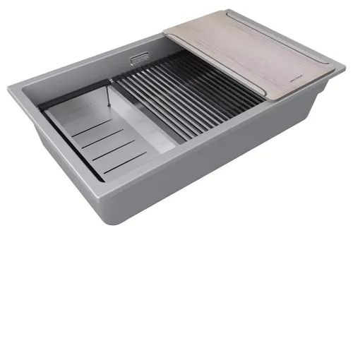 Кухонная мойка PAULMARK LUMI-MULTI SINK LU-MULTI 74-GRM