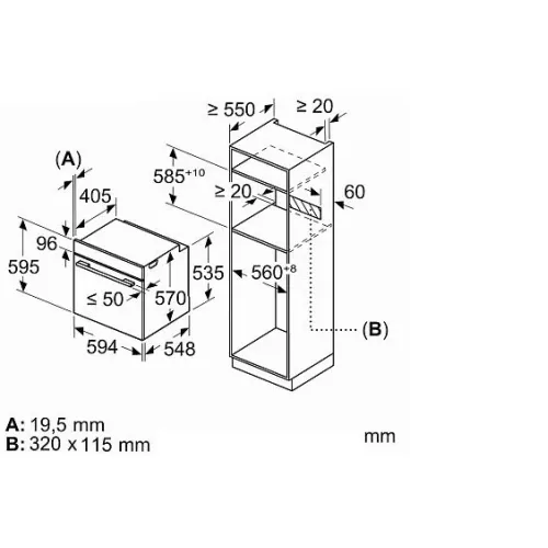 Духовой шкаф BOSCH HBA571BB4
