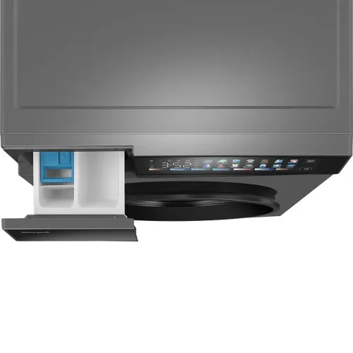 Стиральная машина WEISSGAUFF WM 39107 Full Touch Inverter Steam Grey