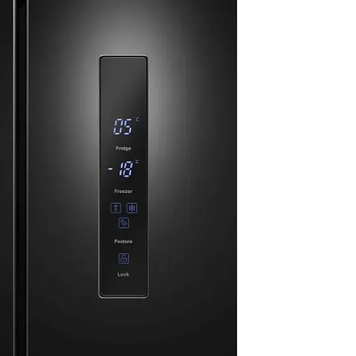 Холодильник MEFERI MFR83BLACK IX TOTAL NO FROST FRENCH DOOR COMFORT