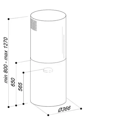 Вытяжка SIRIUS MO 407 W