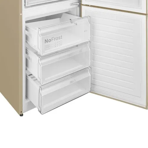 Холодильник WEISSGAUFF WRK 2010 D Inverter NoFrost Beige Soft Close