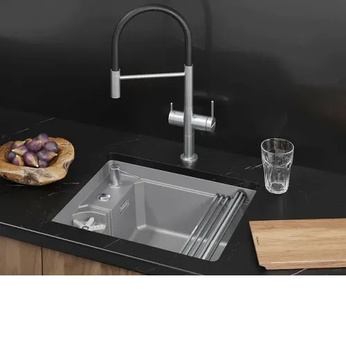 Кухонная мойка GRANULA 5505RU алюминиум