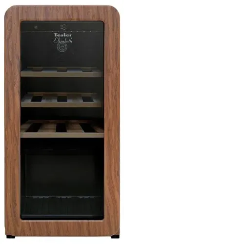 Винный шкаф TESLER CWC-188 CARAMEL WOOD LD