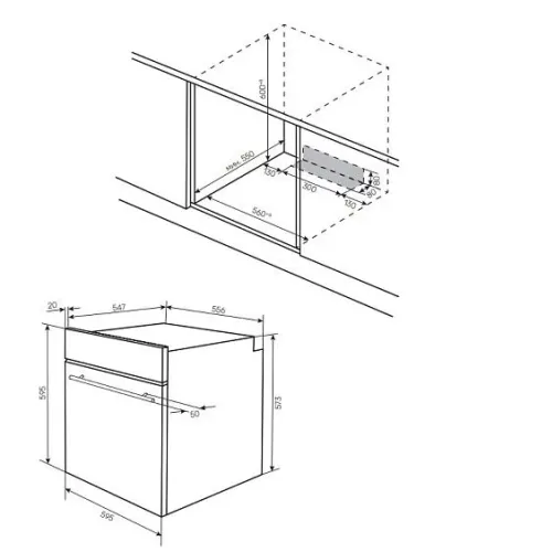 Духовой шкаф KUPPERSBERG HO 606 P Black line