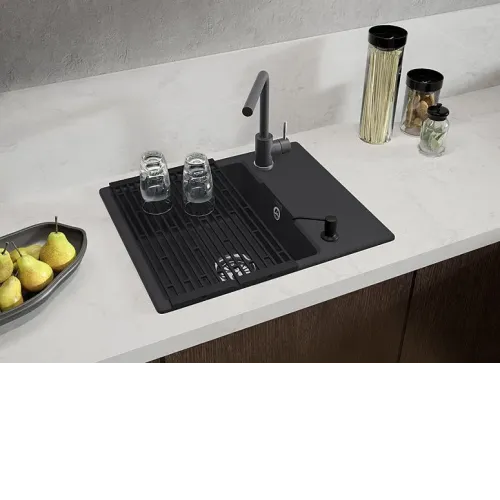 Кухонная мойка GRANFEST URBAN 658L черный