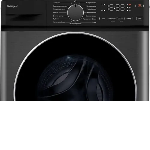 Стиральная машина WEISSGAUFF WM 4627 Touch Inverter Steam Grey