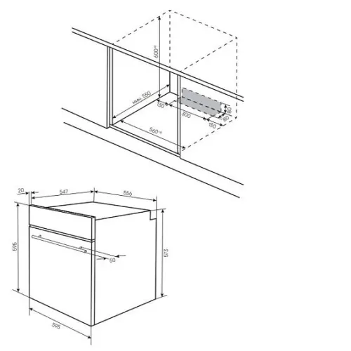 Духовой шкаф KUPPERSBERG HO 603 Black glass