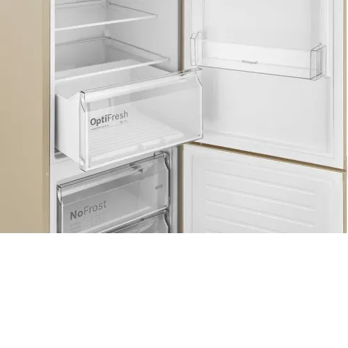 Холодильник WEISSGAUFF WRK 2010 D Inverter NoFrost Beige Soft Close