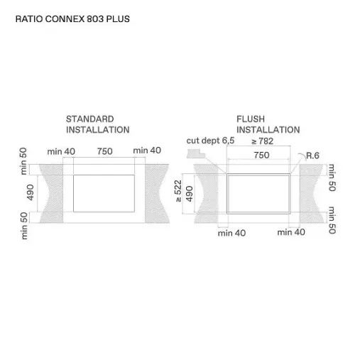 Варочная поверхность ELICA RATIO CONNEX 803 PLUS BL (PRF0199856)