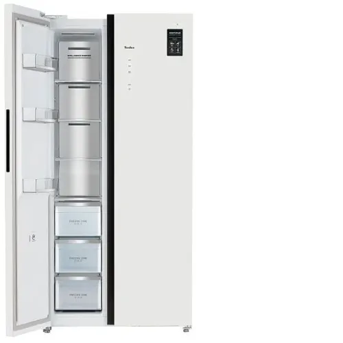 Холодильник TESLER RSD-537BI WHITE MATTE GLASS
