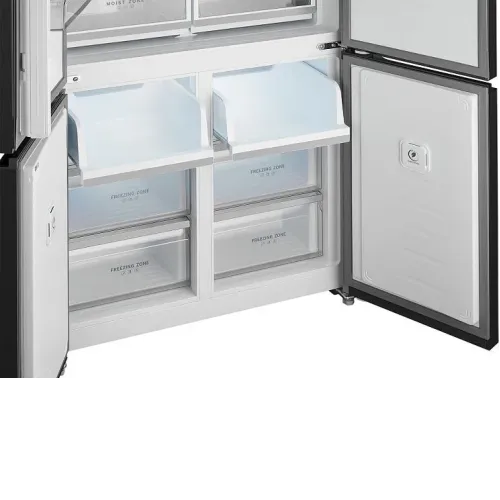 Холодильник WEISSGAUFF WCD 510 Built-in Inverter NoFrost Black Glass