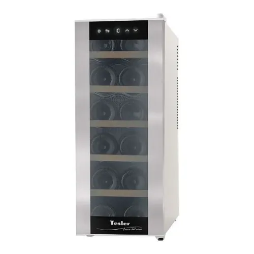 Винный шкаф TESLER WCV-125 SILVER