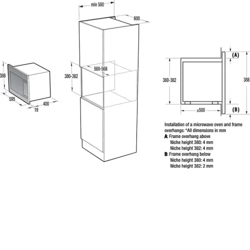 Микроволновая печь GORENJE BMX251M2BG