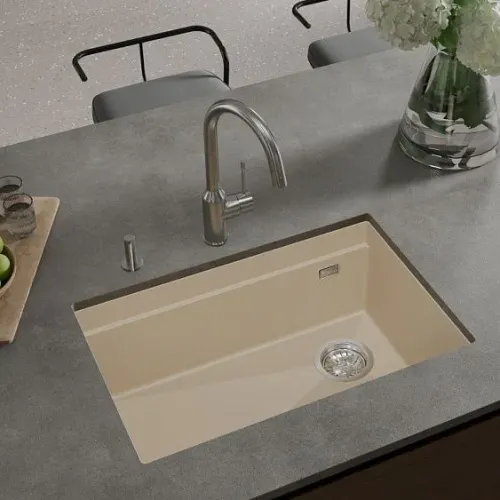 Кухонная мойка RIVELATO LINO 654-R beige scuro