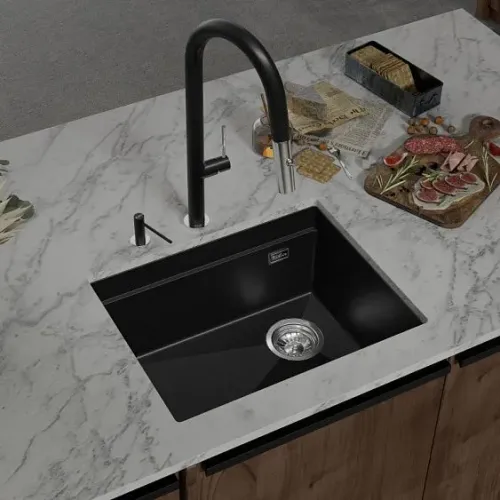 Кухонная мойка RIVELATO LINO 554-R nero