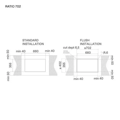 Варочная поверхность ELICA RATIO 702 BL (PRF0183888)