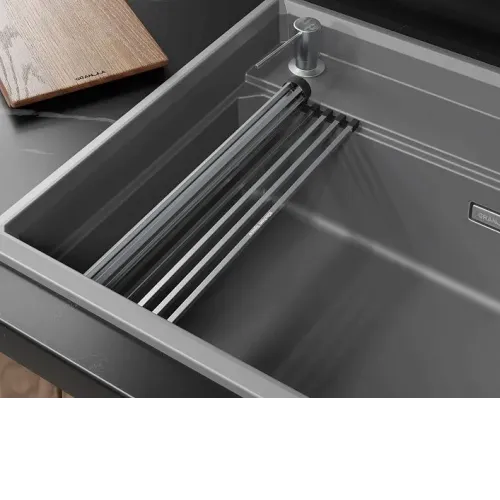 Кухонная мойка GRANULA 7308R алюминиум