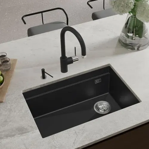 Кухонная мойка RIVELATO LINO 654-R antracite