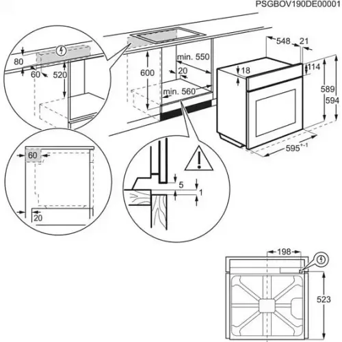 Духовой шкаф ELECTROLUX EOE8P39H