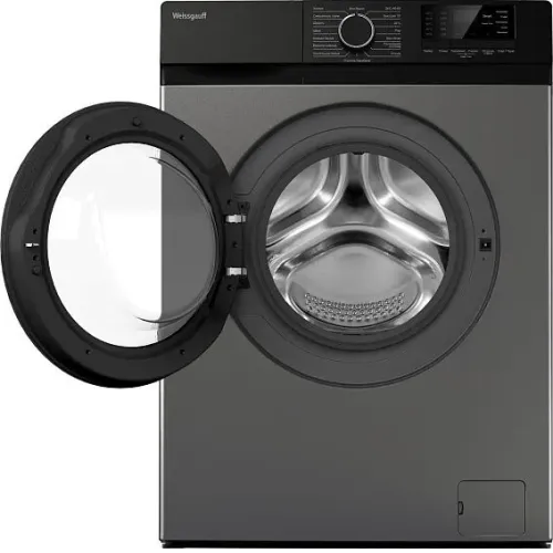Стиральная машина WEISSGAUFF WM 45127 DC Inverter Steam Grey