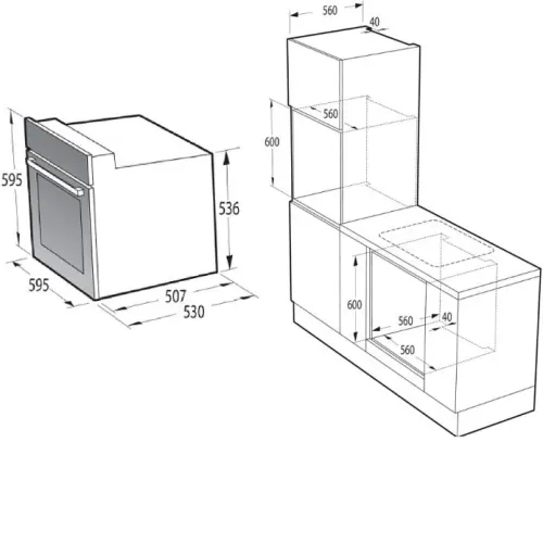 Духовой шкаф GORENJE BO6737E01TNBG