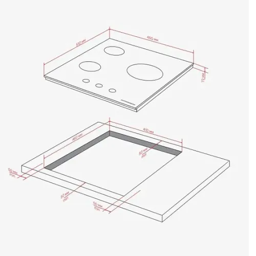 Варочная поверхность KUPPERSBERG TG 42 B