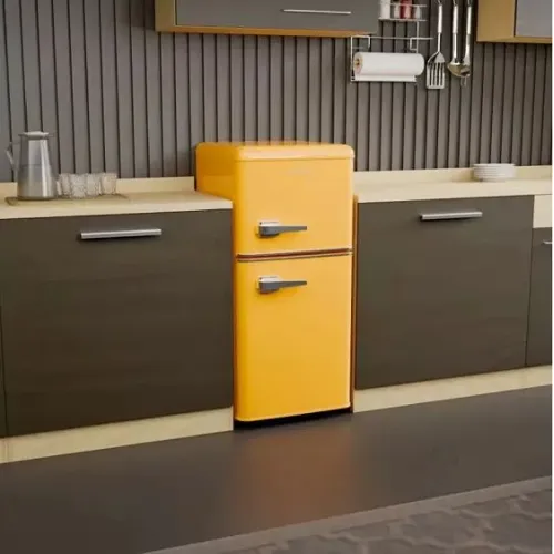 Холодильник HARPER HRF-T120M ORANGE