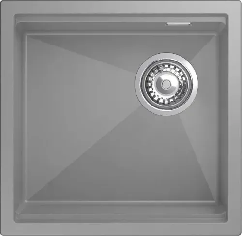 Кухонная мойка RIVELATO LINO 454-R grigio metallizz