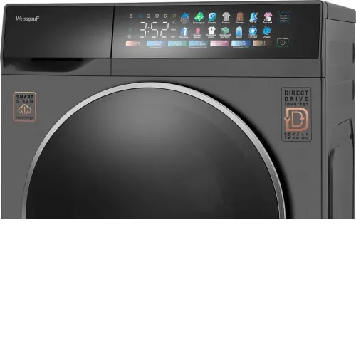 Стиральная машина WEISSGAUFF WM 995 Direct Drive Touch Inverter Steam Grey