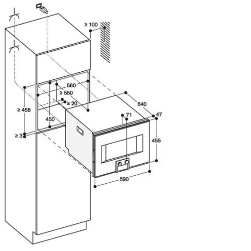 Духовой шкаф GAGGENAU BS450101