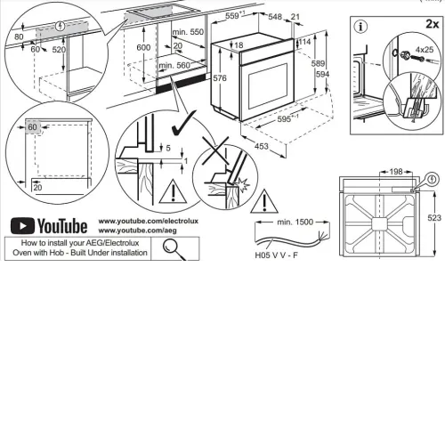 Духовой шкаф ELECTROLUX LOE8P39X