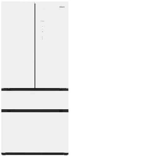 Холодильник TESLER RFD-517BI WHITE GLASS