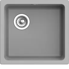 Кухонная мойка RIVELATO BERKANA 45 grigio metallizzato
