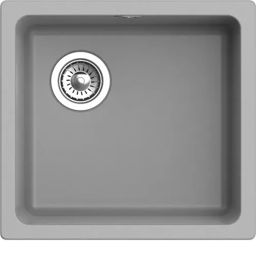 Кухонная мойка RIVELATO BERKANA 45 grigio metallizzato