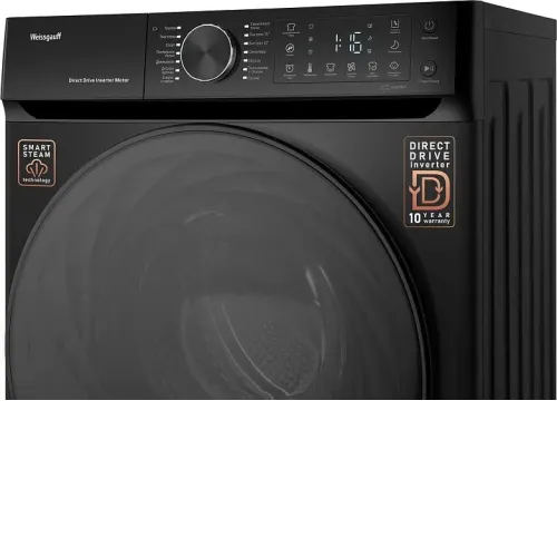 Стиральная машина WEISSGAUFF WM 59411 Direct Drive Inverter Steam Matt Black
