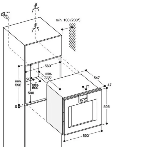 Духовой шкаф GAGGENAU BO420102