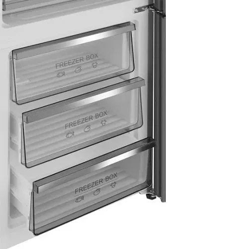 Холодильник WEISSGAUFF WRK 195 D Full NoFrost Beige Glass