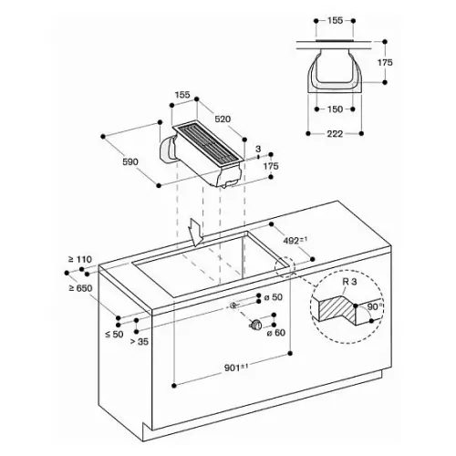 Вытяжка GAGGENAU VL414115