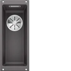 Кухонная мойка BLANCO SUBLINE 160-U SILGRANIT темная скала c отв.арм. InFino (арт.523397) Кухонная мойка BLANCO SUBLINE 160-U SILGRANIT темная скала c отв.арм. InFino (арт.523397)