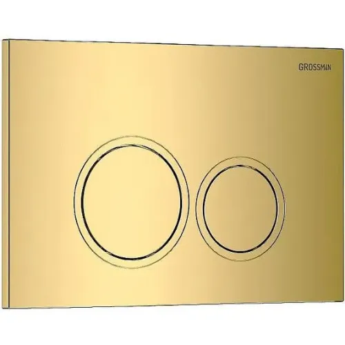 Комплект GROSSMAN инсталляция 900.K31.01.000 + клавиша смыва 700.K31.01.300.300 золото глянцевый + унитаз GR-4411SQC