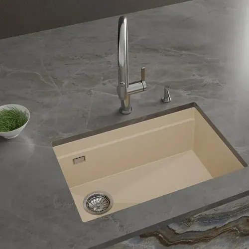 Кухонная мойка RIVELATO LINO 654-L beige scuro