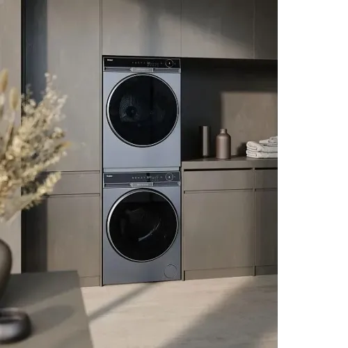 Стиральная машина HAIER X11 (HW120-BD14397SU1 + HD100-A3397SU1 + CKS-2)