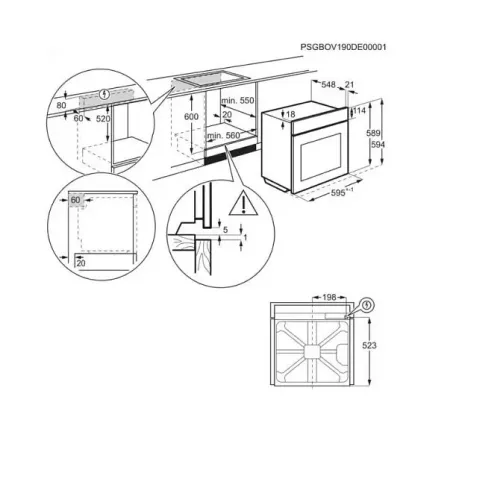 Духовой шкаф ELECTROLUX LOE8P38Z